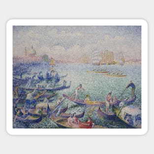 Regatta in Venice by Henri-Edmond Cross Magnet